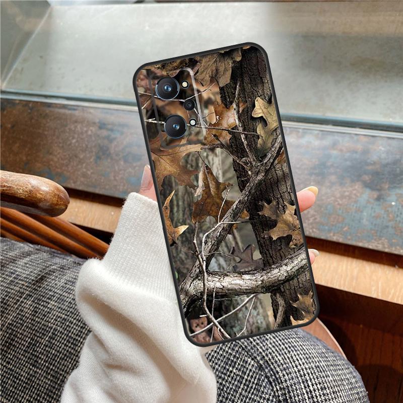Camouflage Hunting Case For Realme 13 Pro Plus 11 12 14 C71 C75 C55 C51 C53 C25 C63 C61 C65 C67 GT6 GT7 15 Pro