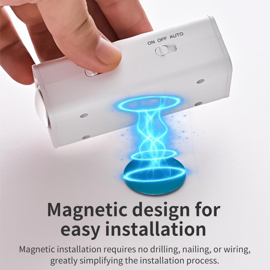 1-2 Pack Modern Indoor White Wall Light with Motion Sensor Up and Down Glowing Night Light for Living Room Hallway Bedroom Decor