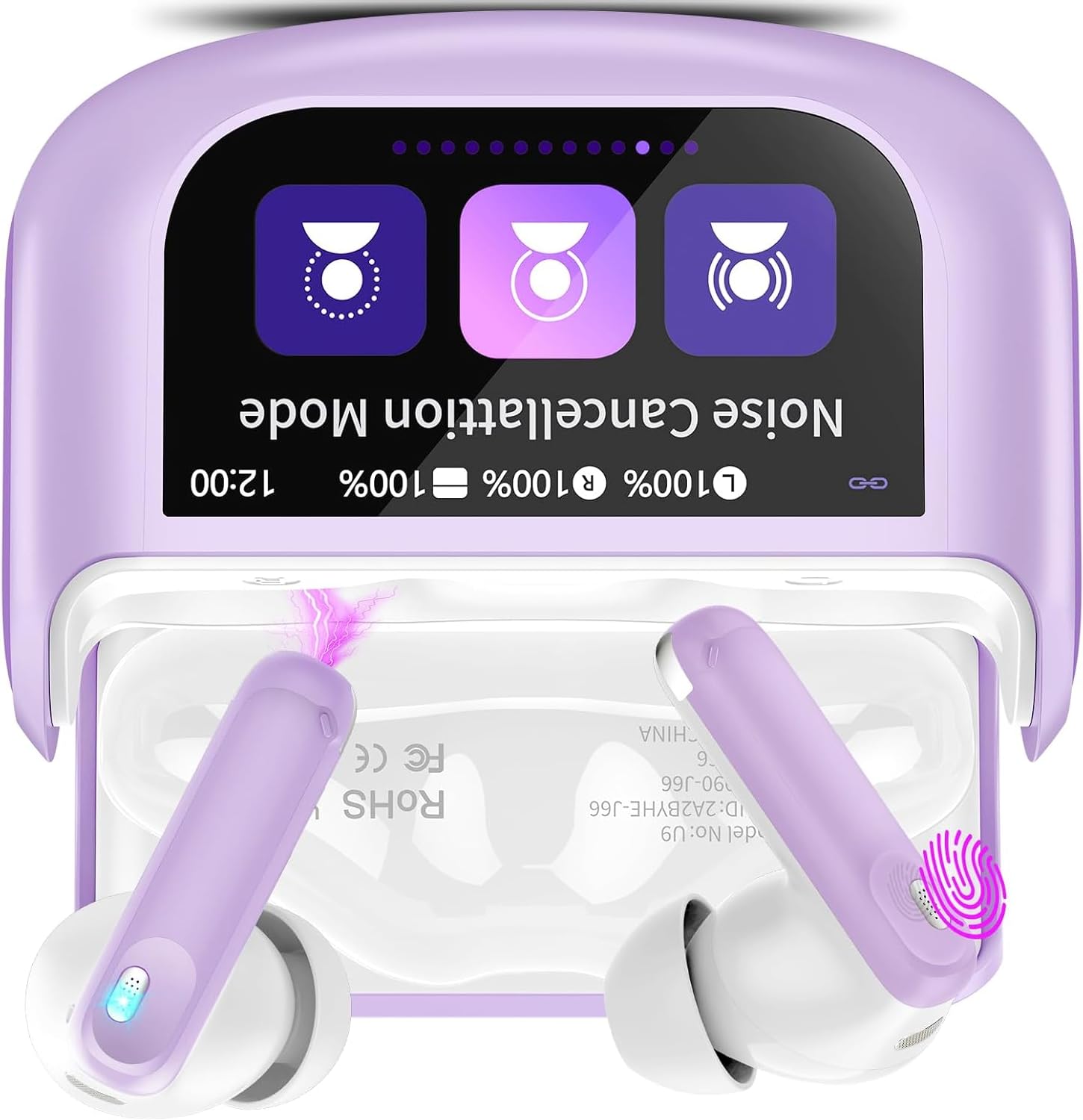 

Bluetooth Wireless Earphones Latest Touchscreen and Bluetooth Earphones Bluetooth [2025 Multi-Function ANC] 5.4