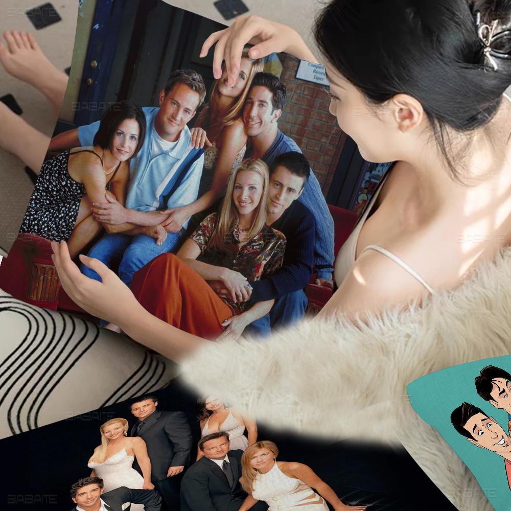 Amerikansk TV-serie Vänner Kudde Kuddöverdrag Örngott Vardagsrum Soffa Heminredning Anpassad