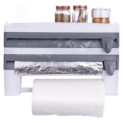Dispenser for Paper Towels Film Kitchen Wall Organizer Hanging