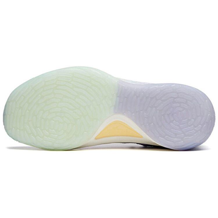 Anta KT5 Comfortable Shock Absorption Non-Slip Wear-Resistant Mid-Top Basketball Shoes Men Sneakers Purple 112021102-7