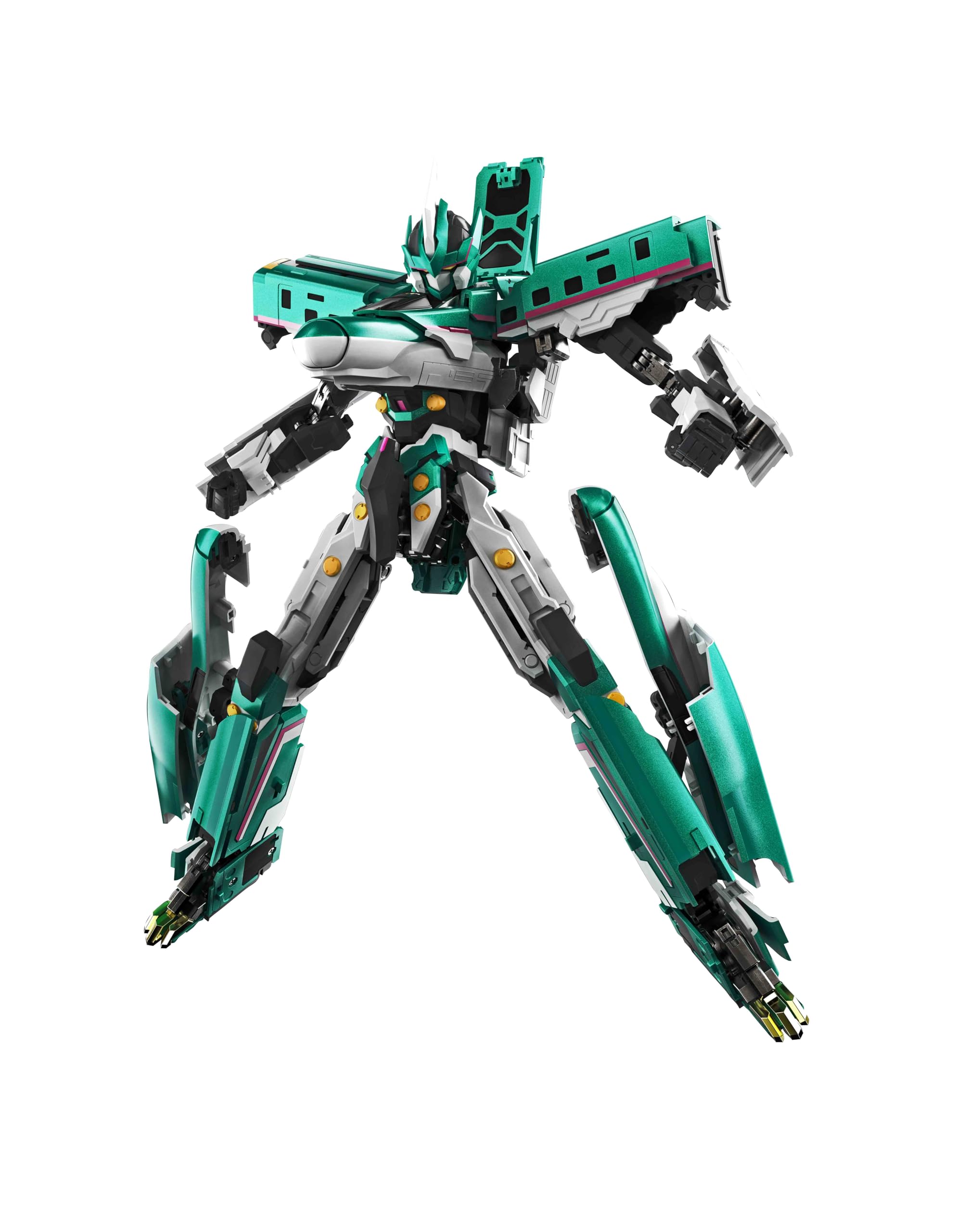 

TAMASHII NATIONS Soul of Chogokin Shinkansen Transforming Robot Shinkalion E5 approximately ABS painted action figure GX-115 Hayabusa, 260mm, &