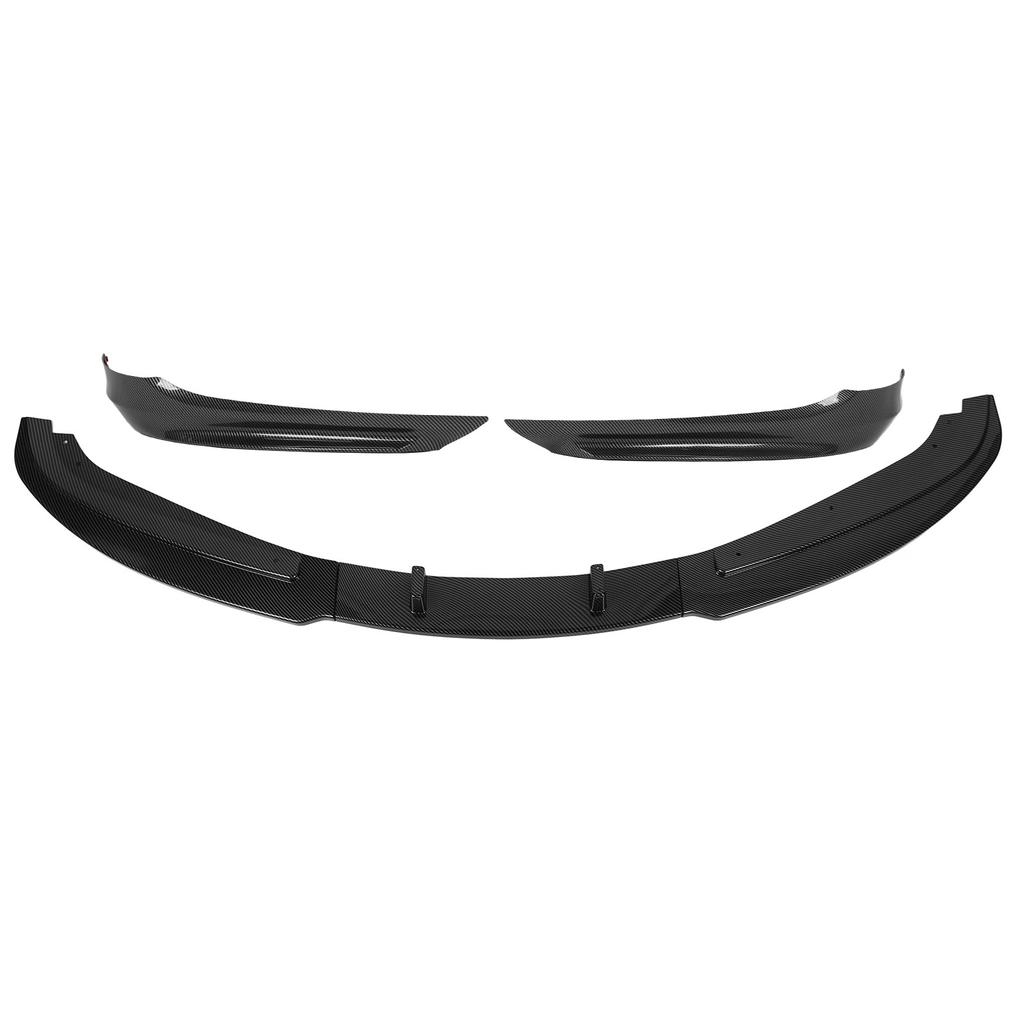 5PCS Front Bumper Lip Chin Spoiler Splitter Sporty Bumper Lip Body Kit Fit for 3 Series E90 E91 LCI 2007 to 2012