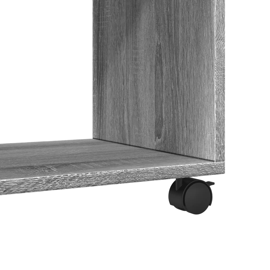 Mobile Grey Sonoma Cabinet 72 x 33 x 42.5 cm Particleboard