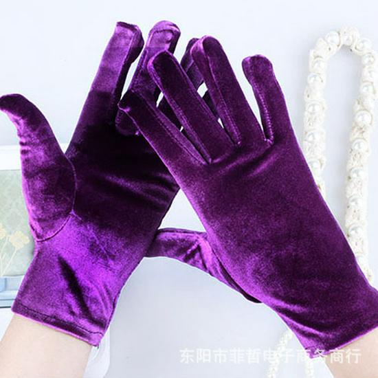 Unisex Gold Velvet Gloves for Autumn/Winter: Sports, Cycling & Driving Warmth