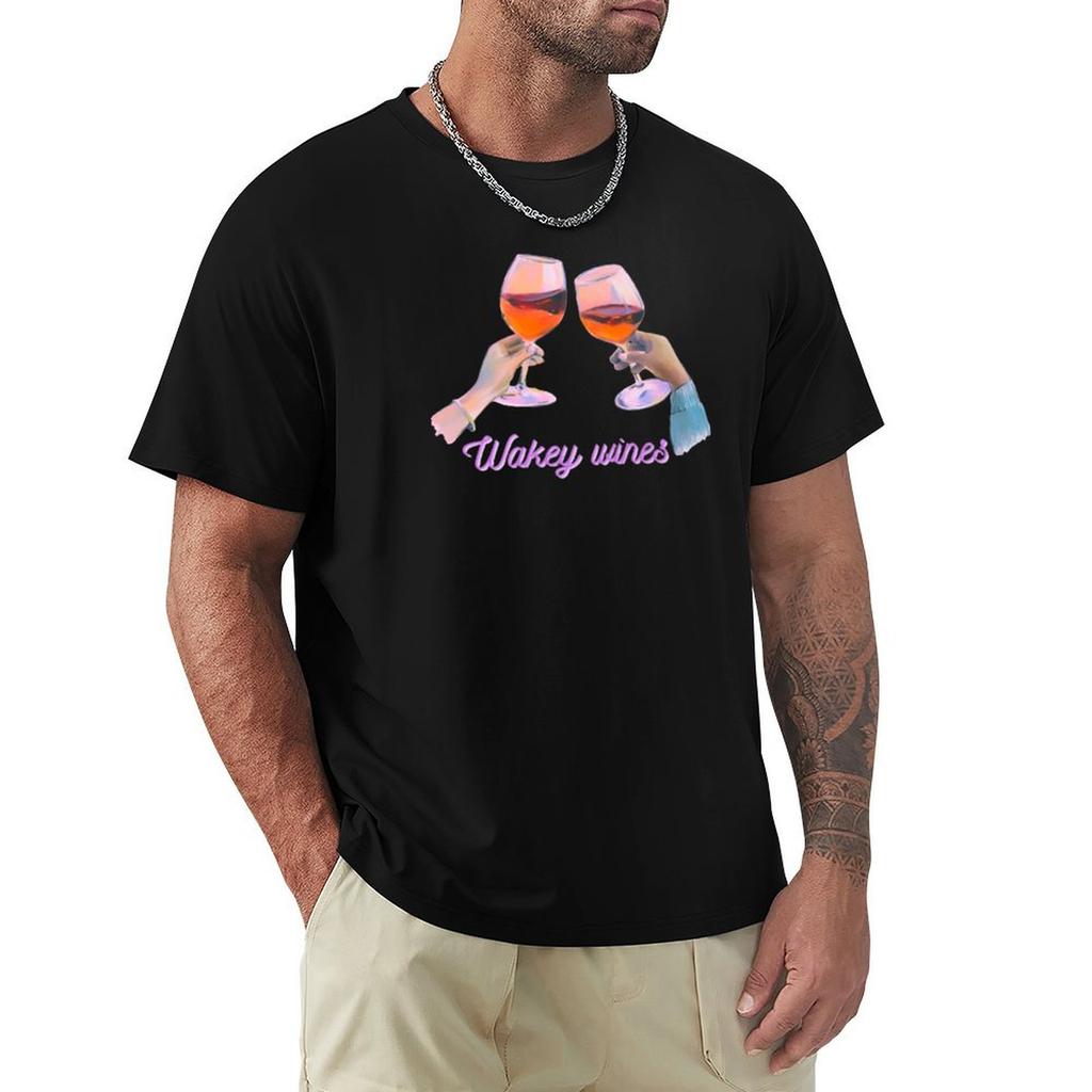 Wakey Wines Tshirt Labor Work Casual Tshirt