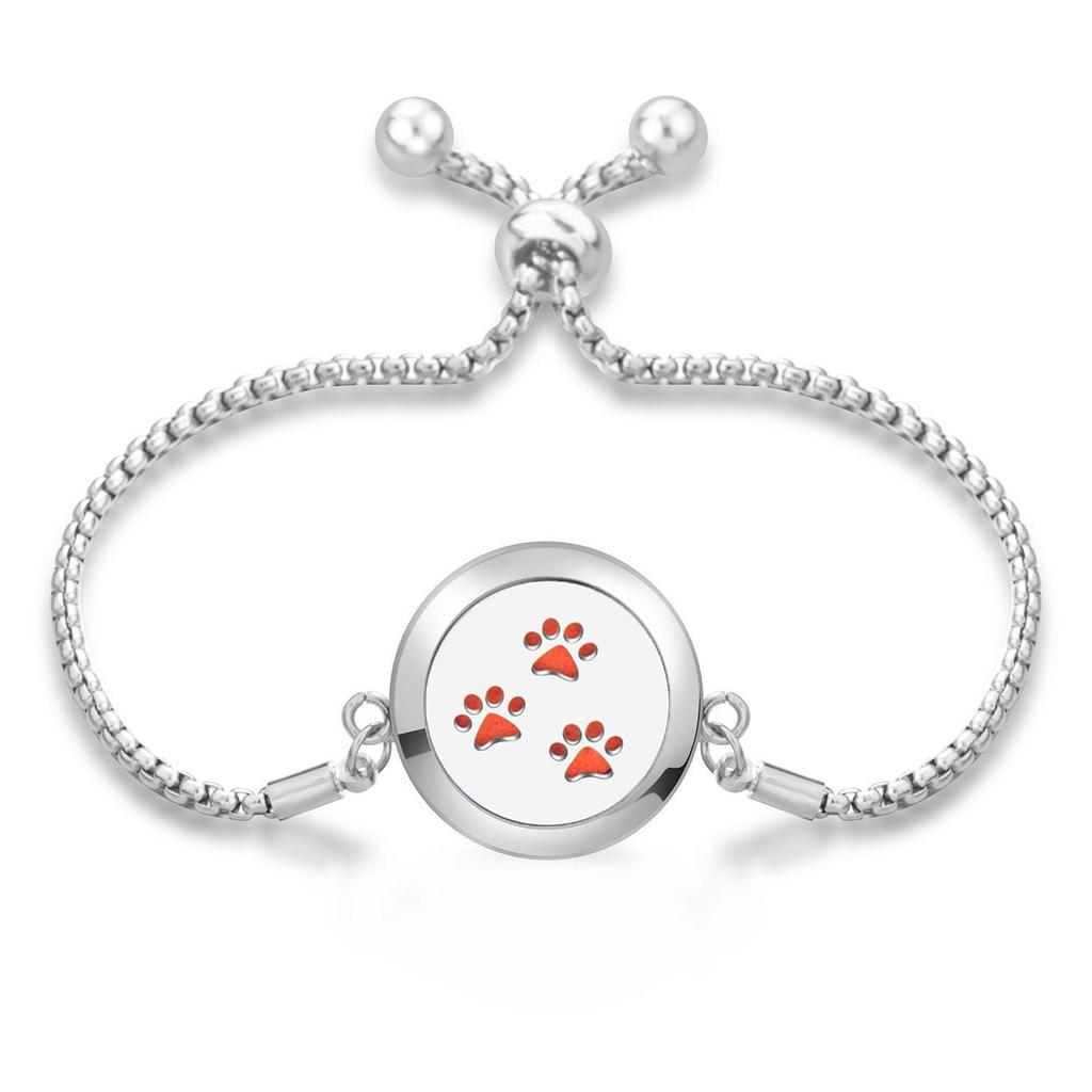 Women's Openable Titanium Steel Essential Oil Diffuser Bracelet