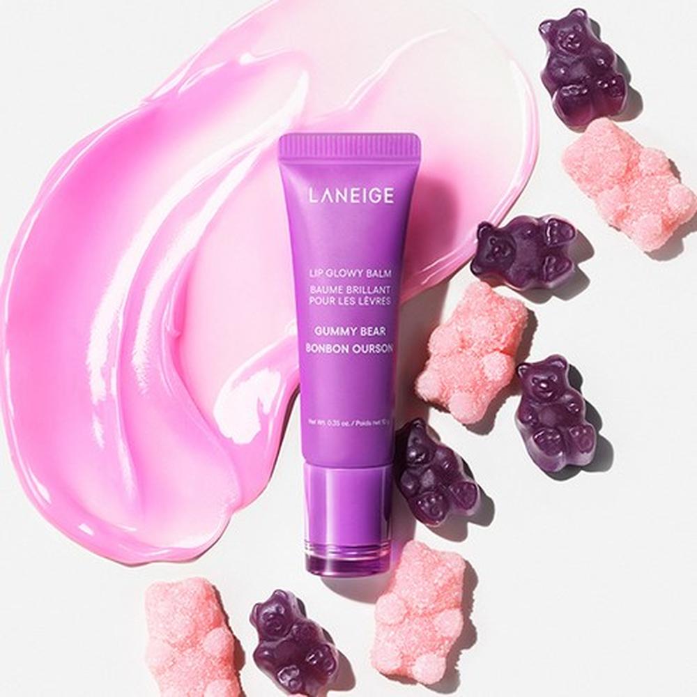 Laneige Lip Glowy Balm 10g - Gummy Bear - Moisturizing Lip Care, Korean