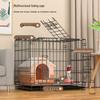 Medium/Large Dog Cage with Toilet - Indoor/Outdoor Pet Fence for Golden Retriever, Shiba, Teddy, and Kittens