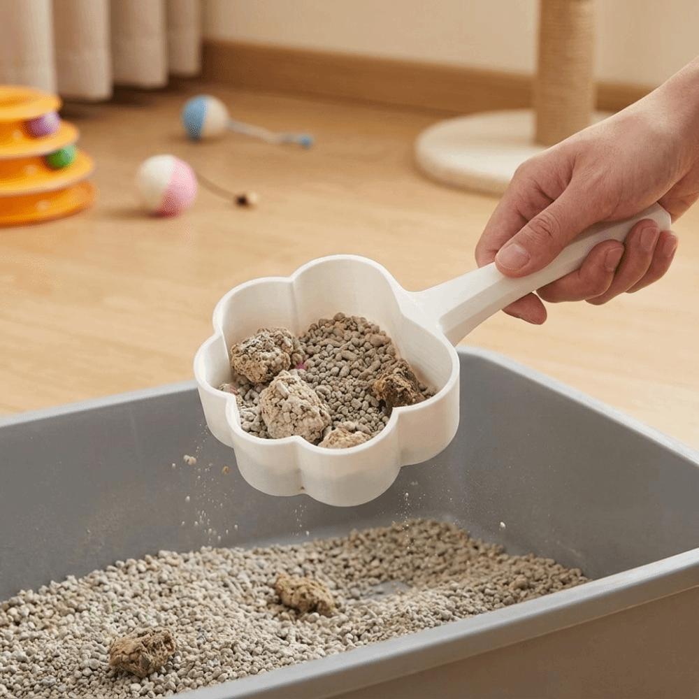 Large Capacity Pet Feeding Shovel Cat Claw Shape Cat Litter Scoop Pet Dry Food Spoon Scooping