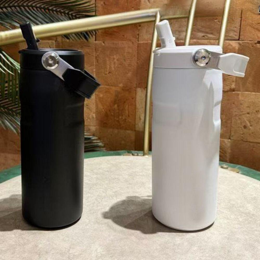 Double-Layer Thermal Cup Leak Proof Vacuum Bottle Tumbler Travel Cup  Gym