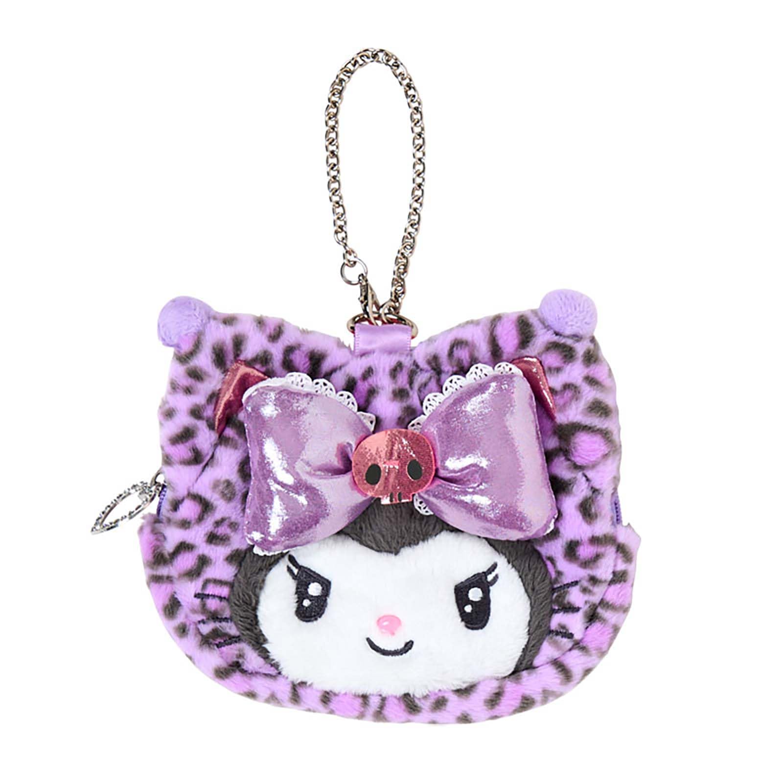 Sanrio Pouch Gal Ages 3 and 283720 Face-Shaped (Sanrio Cat) Kuromi, Up,