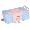 With Multi Compartments Pencil Case Dopamine Color Stationery Bag Cute Pencil Pouch  Gift