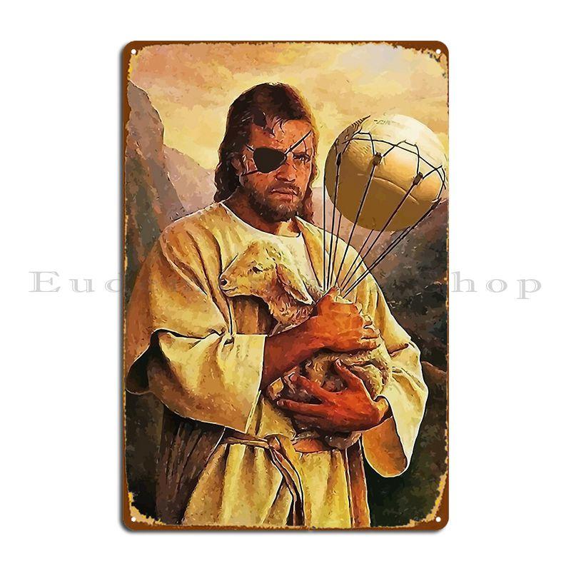 

Metal Gear Our Father Big Boss Solidmetalgear Metal Plaque Poster Cinema Mural Create Iron Painting Tin Sign Poster 20x30cm