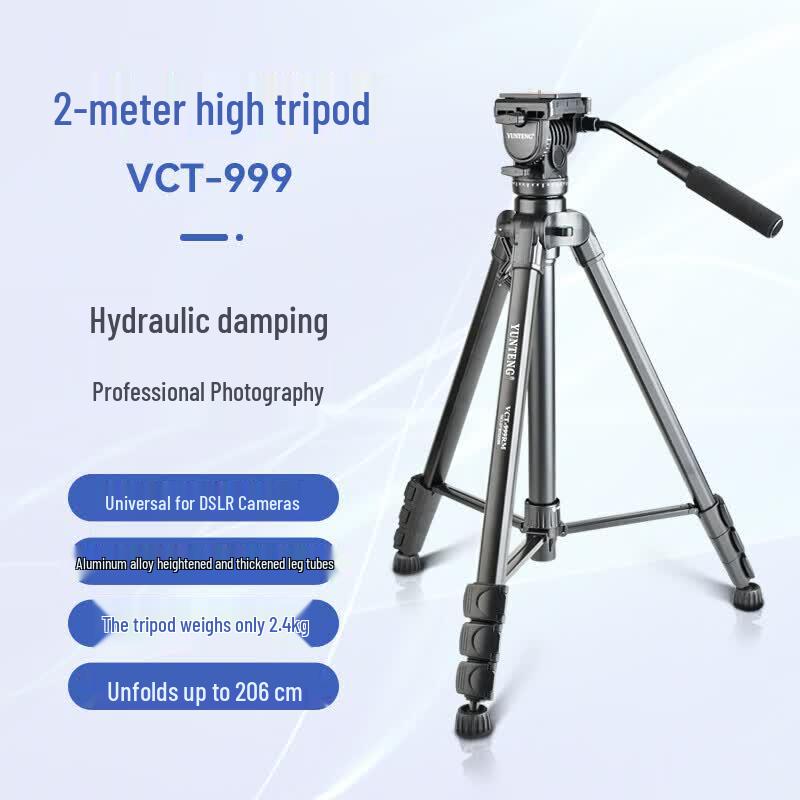 YUNTENG VCT-999 Professional Tripod with Hydraulic Head