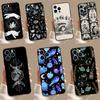 Occult Witchcraft Moon Gothic Witch Soft Case For iPhone 15 16 14 13 12 11 Pro Max Plus Mini X XR XS Max 7 8 Phone Cover