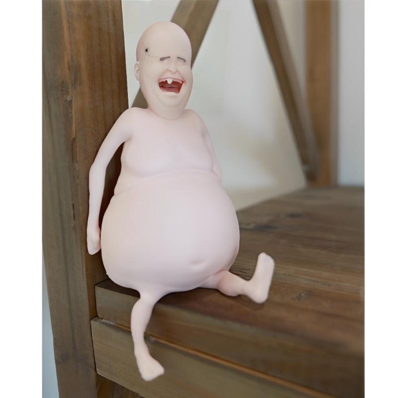 

Rene Themugly Doll - Squishy And Deformable Funny Toy For Stress Relief! Perfect For Kids & Adults For Instant Smiles. While Sup A