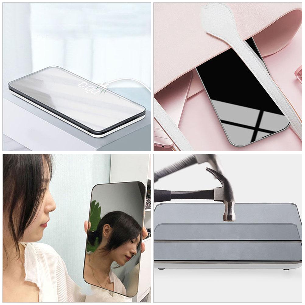 Digital Scales for Body Weight Mirror Tool Female Portable Girls Travel Weights Liquid Crystal Bathroom