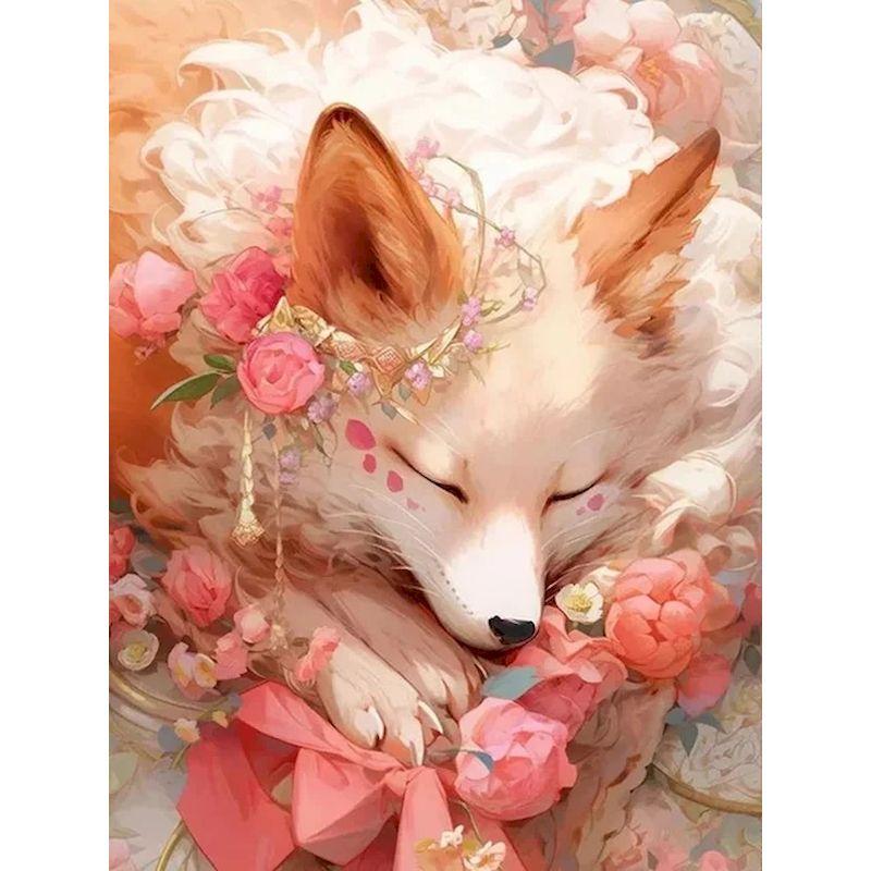 CHENISTORY Paint By Numbers For Adults Fox Handpainted DIY Picture By Number Animal Drawing On Canvas Home Decoration Gift