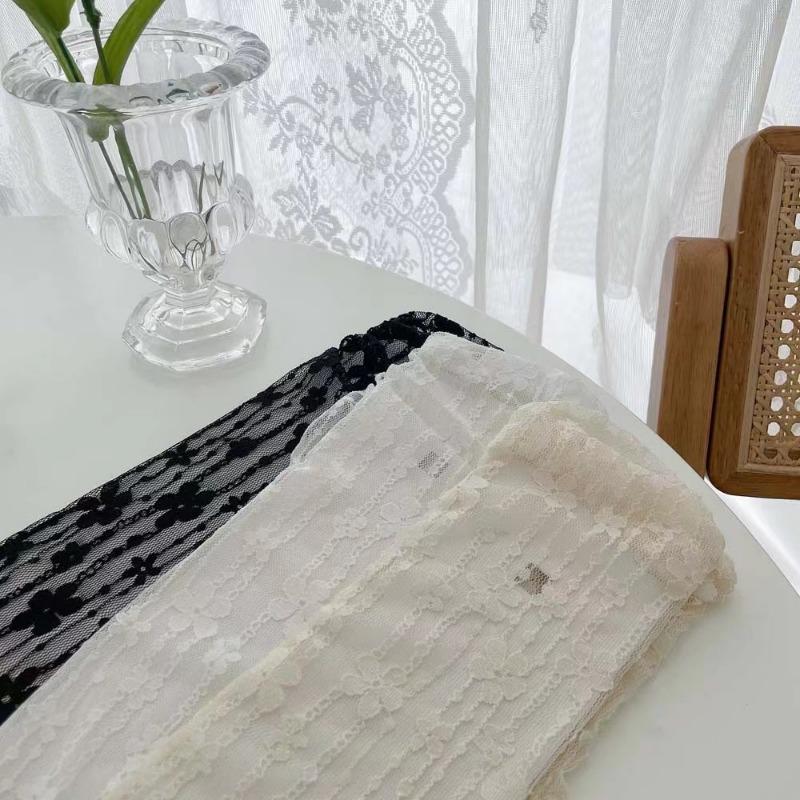 Lace Socks Pile Socks Spring And Autumn Lace Socks Womens Medium Tube Thin White Princess Socks Long Socks Mary Jane Socks