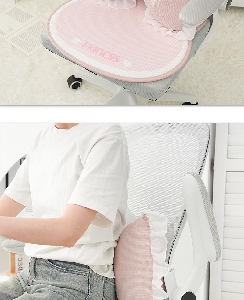 Office Lumbar Support Pillow - Comfortable Waist Cushion for Long Sitting