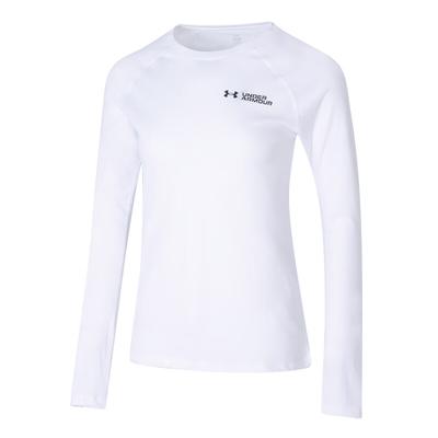 Training Sports Running Comfortable Breathable Functional Raglan Sleeve Casual Long Sleeve Fitness T-Shirt Women Tops White 1374188-102
