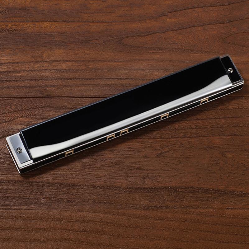 Harmonica Professional C for Key 24 Holes Polyphony Organ Diatonic Mouth with fo
