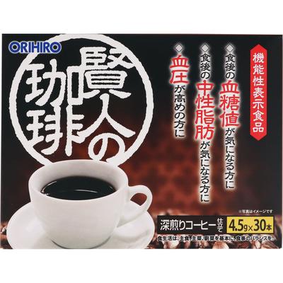 Orihiro Plundry Sage's Coffee 4,5 g X 30 saszetek Produkt o oświadczeniach funkcjonalnych Zapobiegawcze nawyki życiowe Zapobiegawcze nawyki życiowe