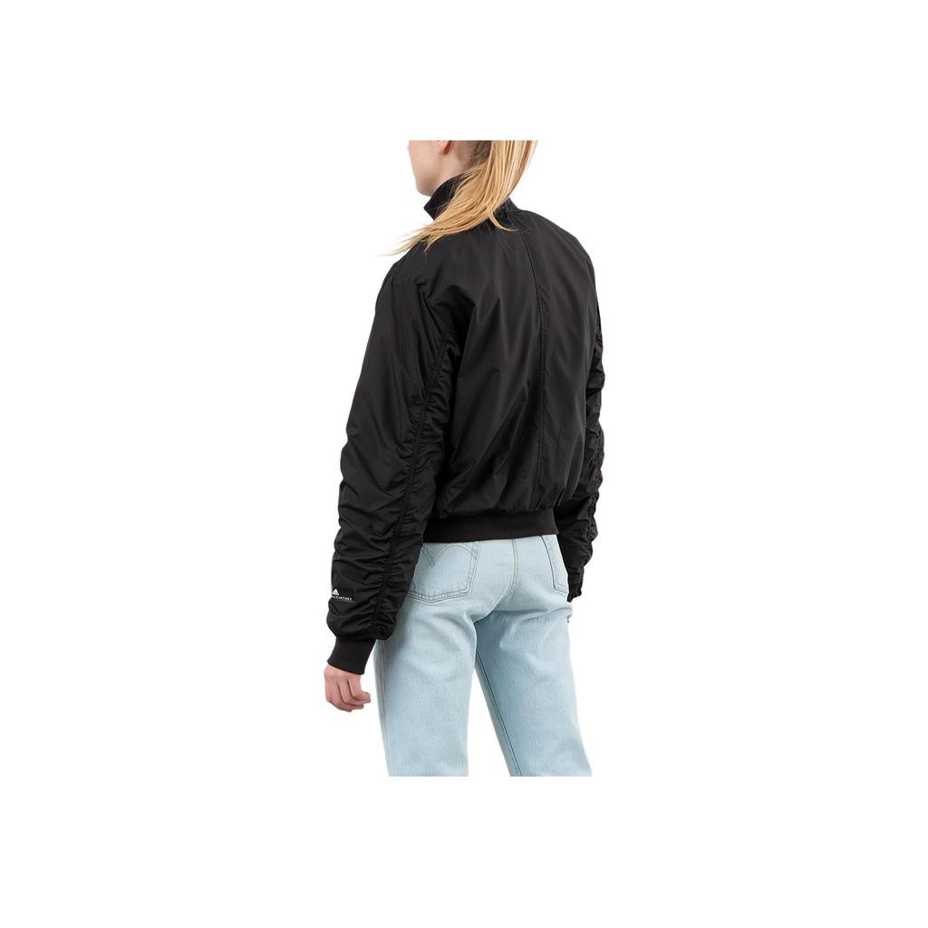 Adidas Bomber Jacket With Zipper Men Outerwear Black FK9678