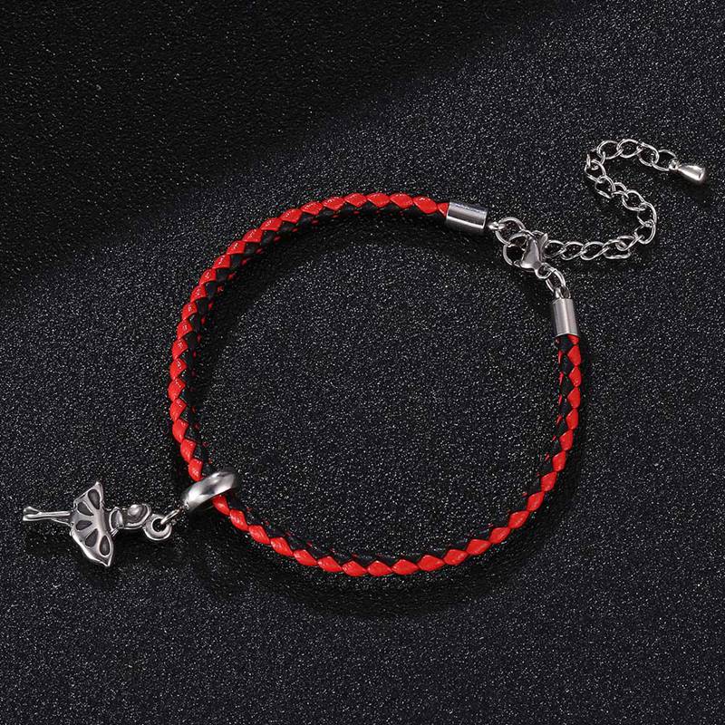 Fashion Jewelry Guitar Cat Fox Accessories Leather Bracelet For Women Charm Bracelets Handmade Jewelry
