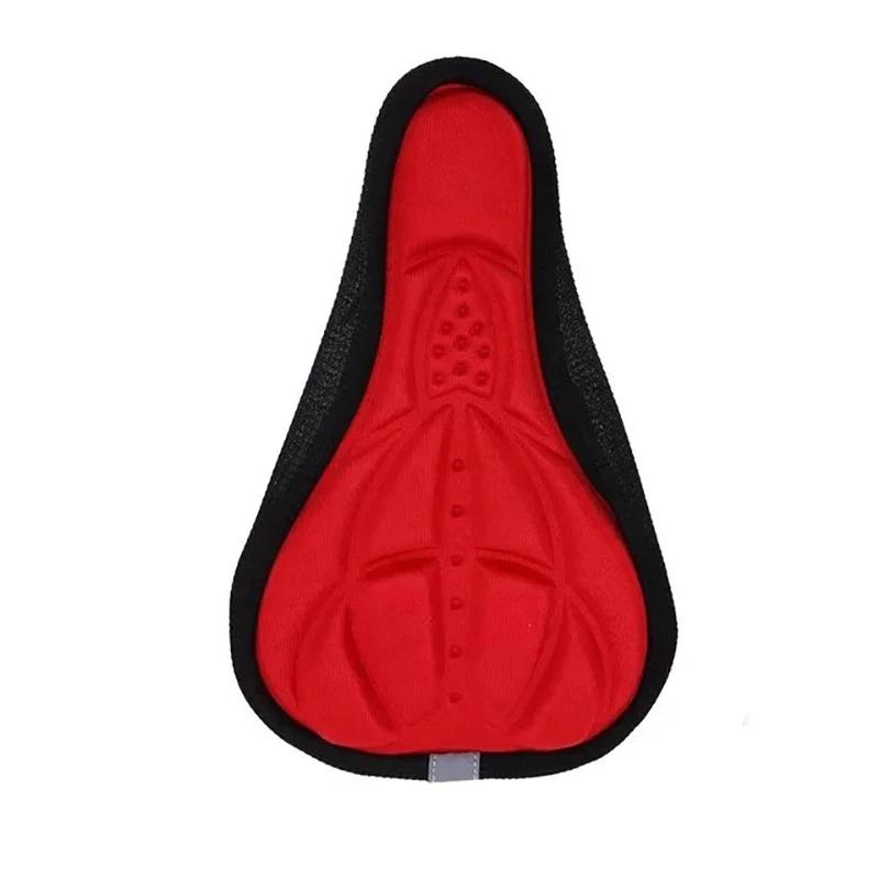 3D Soft Bicycle Saddle MTB Mountain Bike Seat Cover with Thickened Sponge Pad Outdoor Breathable Cushion Cycling Bike Accessorie