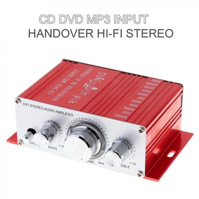 Amplificatore stereo per auto Hi-Fi da 12 V con supporto per ingresso CD/DVD/MP3