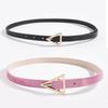 Y2k Ladies Triangular Buckle Laser Laser Dot Belt With Magnetic Closure For Trendy Looks