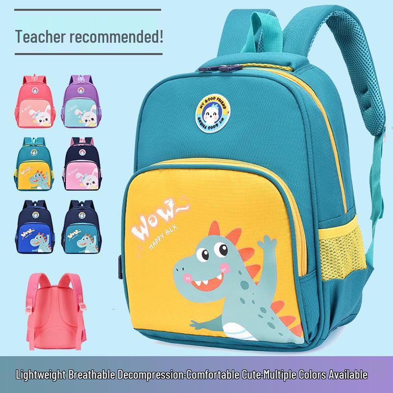 

Детский мультяшный рюкзак с кроликом и динозавром для детей 3-6 лет