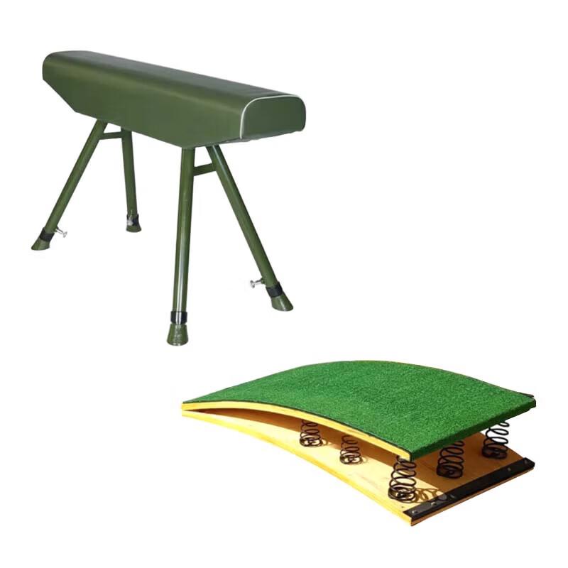 Gymnastics Vaulting Horse and Springboard Set