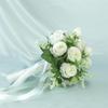 Artificial Vintage Flowers Bouquet Wedding Ceremony Bouquet Beautiful Bouquet for Bridal Shower Ceremony