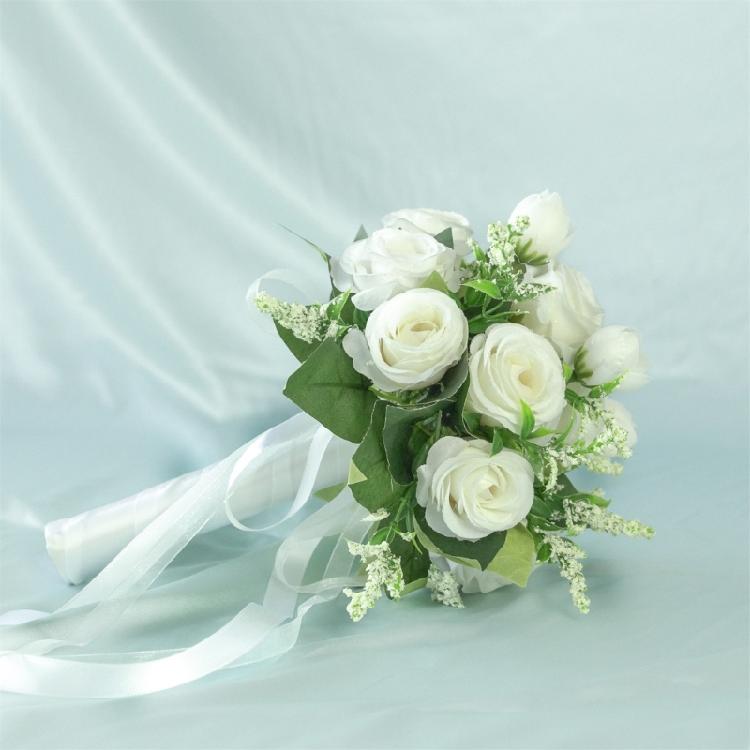 Artificial Vintage Flowers Bouquet Wedding Ceremony Bouquet Beautiful Bouquet for Bridal Shower Ceremony