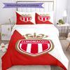 Monaco Football club Printed Pattern Duvet Cover Set – includes 1 duvet cover and 2 matching pillowcases Bedroom decor Christmas gifts
