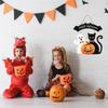 Halloween Dekoration Holz Halloween Türkranz für Haustür Schilder Katzen Kürbis Hängende Schilder für Heim Wanddekorationen