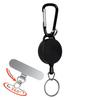 1 Set Smartphone Safety Lanyard Strap Retractable Phone Holder With Carabiner Anti-Drop Harness For Hiking Cycling Climbing