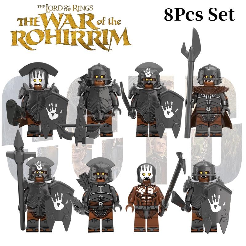 Kt1033 Magic Lord Mini Figure Series Powerful Orc Xp254-261 Children's Educational Building Toy