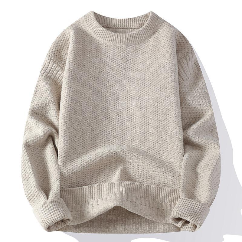 Hot Sale, Popular, New Casual Crew Neck Sweater In Autumn and Winter, Bottom Knitted Sweater, Large Size Loose Sweater.
