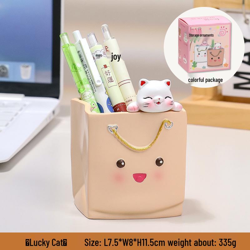 

Милая подставка для ручек из смолы ручной работы - Креативное настольное украшение