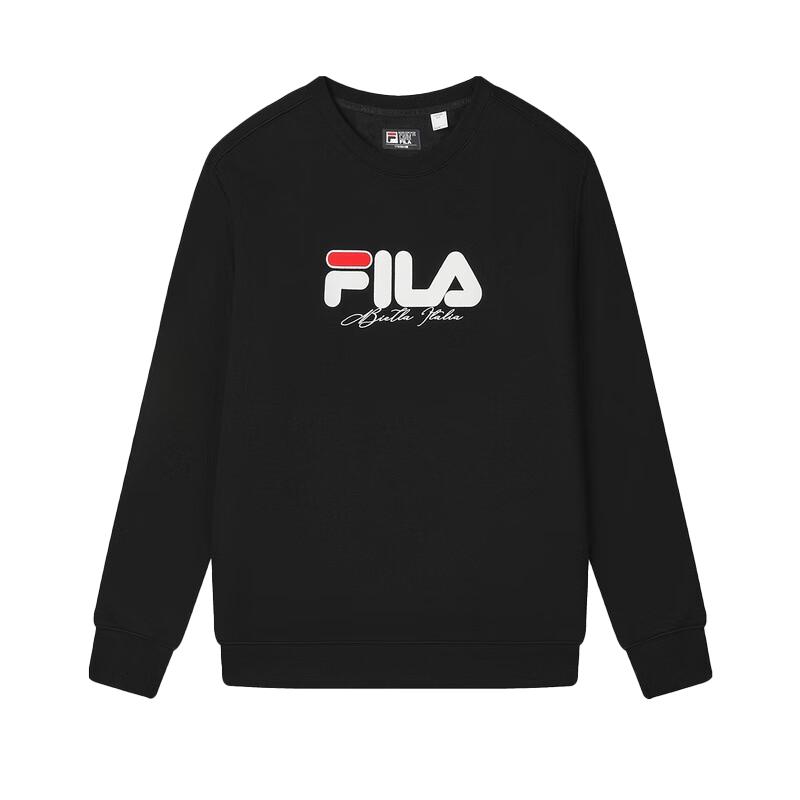 New FILA ORIGINALE Sweatshirt Unisex Jet Black F51M449204F-BK