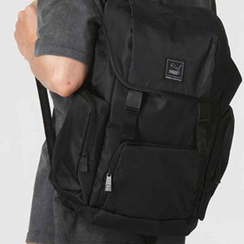 New PUMA Fabric Backpack Medium Size Unisex Black 090580-01