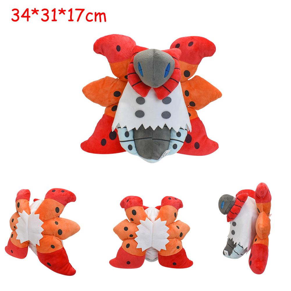 Butterfree Butterfly Plush Doll Caterpie Volcarona Scolipede Vivillon Soft Peluche Stuffed Toy Kawaii Anime Insect Gift