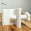 Hole-free Table Clip 3D Printed Desk Clamp Cable Organizer, Cord Holder with Multiple Slots, Sturdy Wire Management Desktop-friendly Rack, Anti-Slip