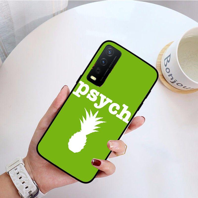 Psych Ananasový ovoce Kryt na telefon Pro vivo Y31 Y30 Y33S Y11S Y12S Y17 Y20 Y20S Y21S Y1S Y53S Y15 Y19 Y91C V23 5G Pouzdra coque