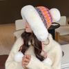 Women's Autumn and Winter Wool Knitted Hat Plush Thickened Warm Windproof Hat Northeast Cold Ear Protection Hat